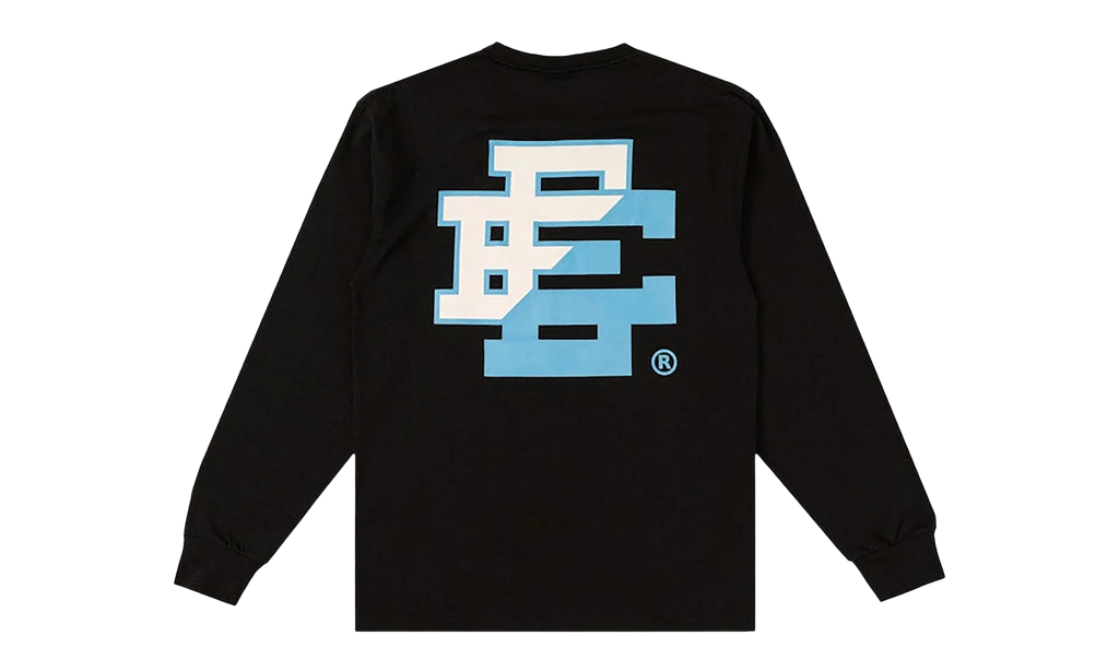EE LONG SLEEVE T-SHIRT "SS24 - Black/White/Baby Blue" EE531