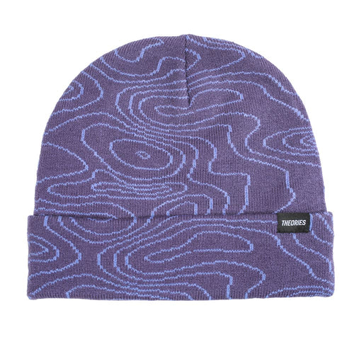 Theories Contour Beanie Eggplant