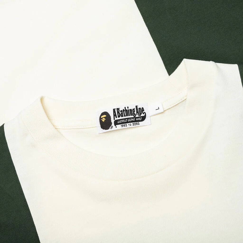 Bape Badges Color Blocking Tee Ivory