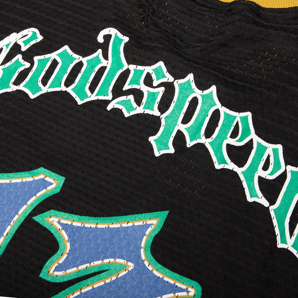 First Down Jersey Black Yellow Blue