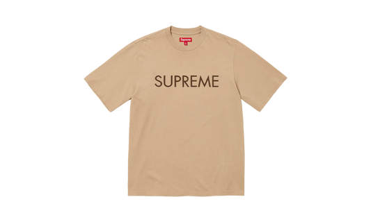 Capital S/S Top "SS25 - Dark Tan" SU25381