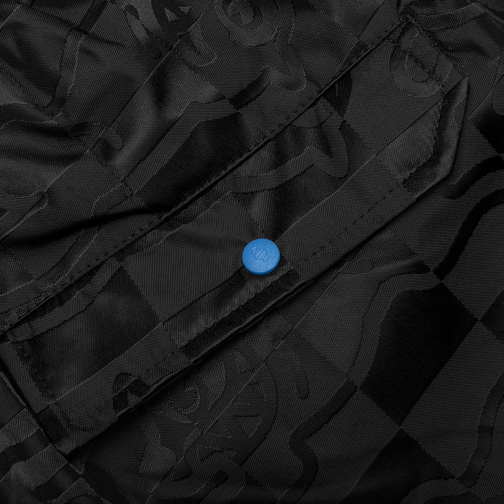 Running Check Shorts Black