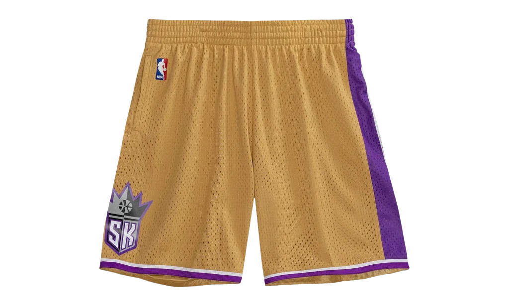 NBA Swingman Shorts "2005 Sacramento Kings - Gold" SMSHAC19179 SKILTGD05