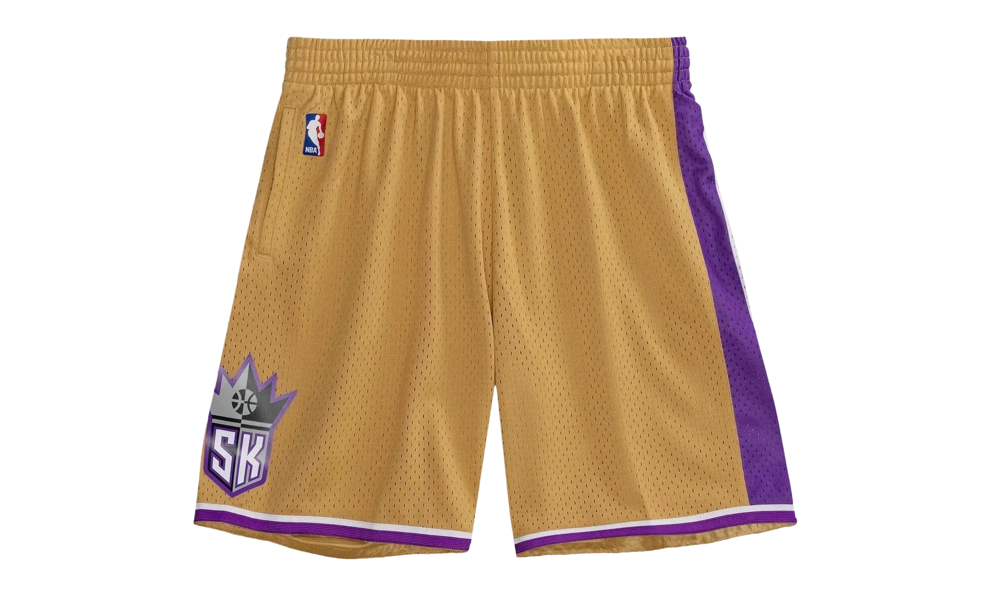 NBA Swingman Shorts "2005 Sacramento Kings - Gold" SMSHAC19179 SKILTGD05