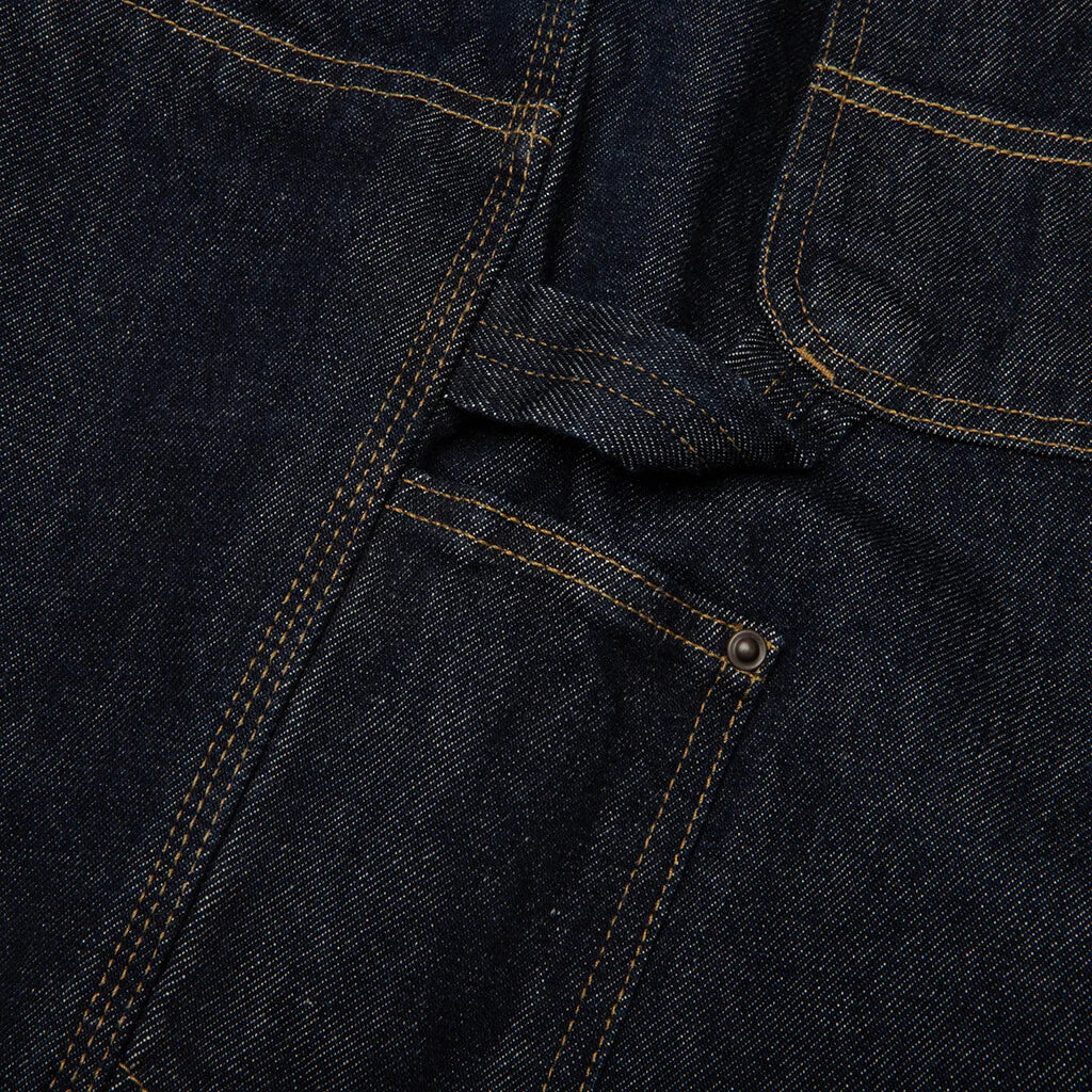 OG Double Knee Short Blue Rinsed