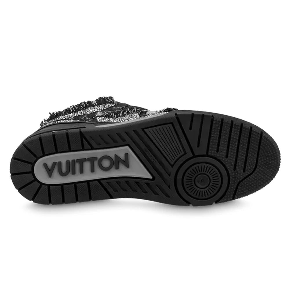 LV Skate Sneaker Black Swarovski Crystals