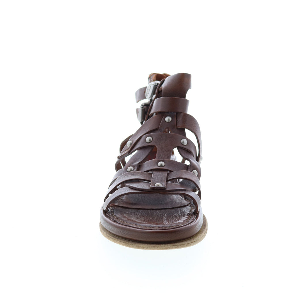 Payne 699039-201 Womens Brown Leather Gladiator Sandals Shoes