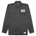 Classic Work Shirt L S Charcoal