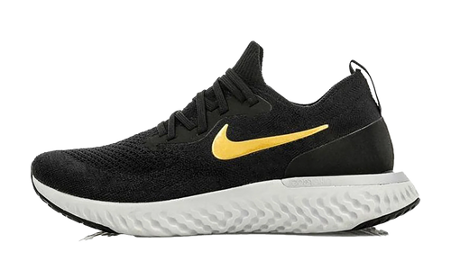 Epic React Flyknit Wmns"Black/ Metallic Gold" AQ0070 013