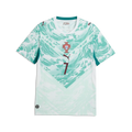 PUMA Portugal Away Ronaldo Mens Soccer Jersey 2026 White Green Lagoon