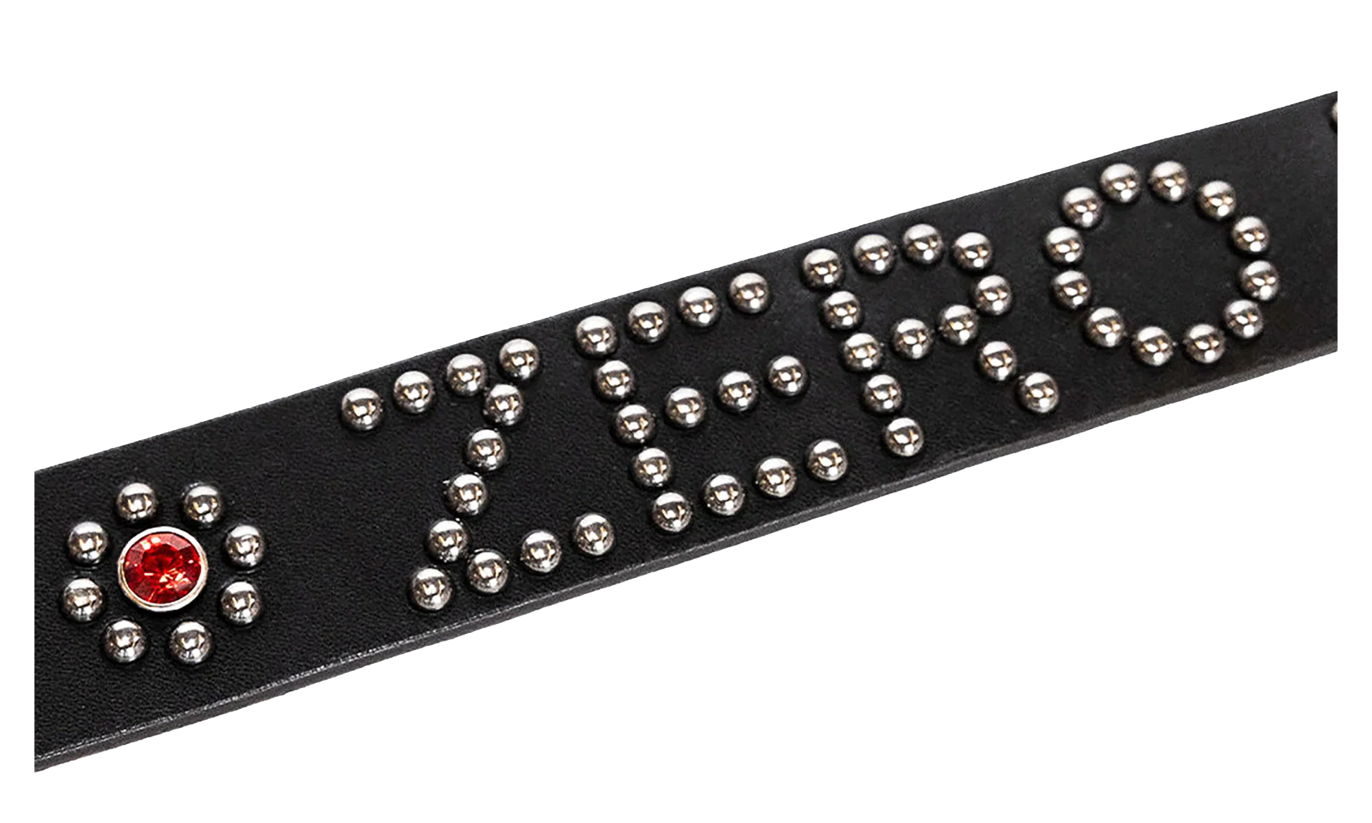 Studded Belt "Zero - Black" P26SPZ017 BLK