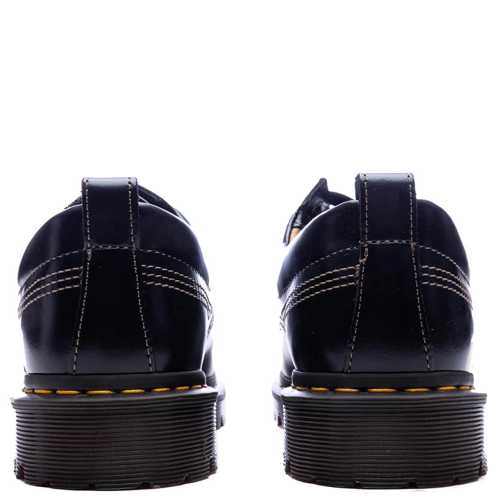 Lowell Leather Moc Toe Black
