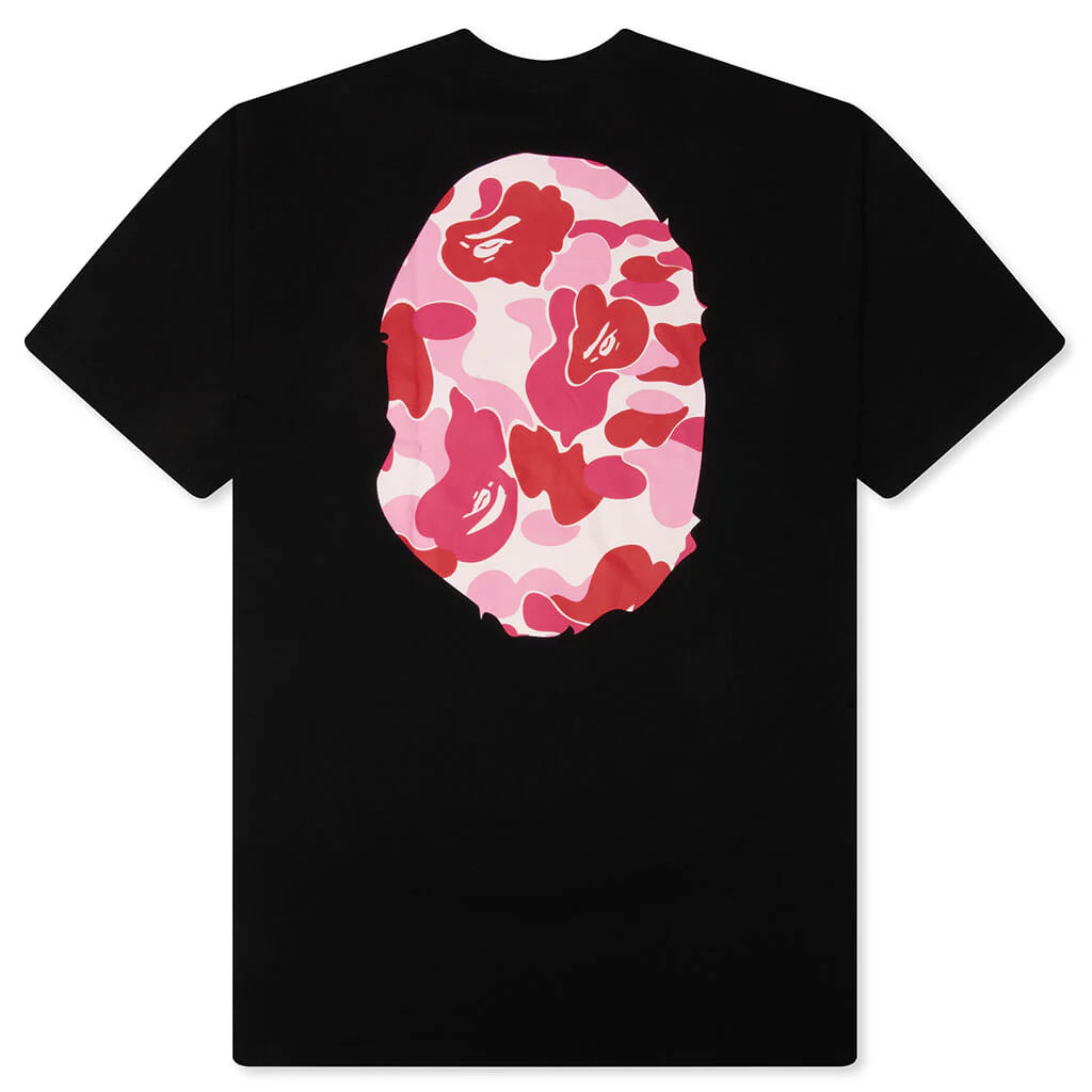 ABC Camo Big Ape Head Tee Black Pink