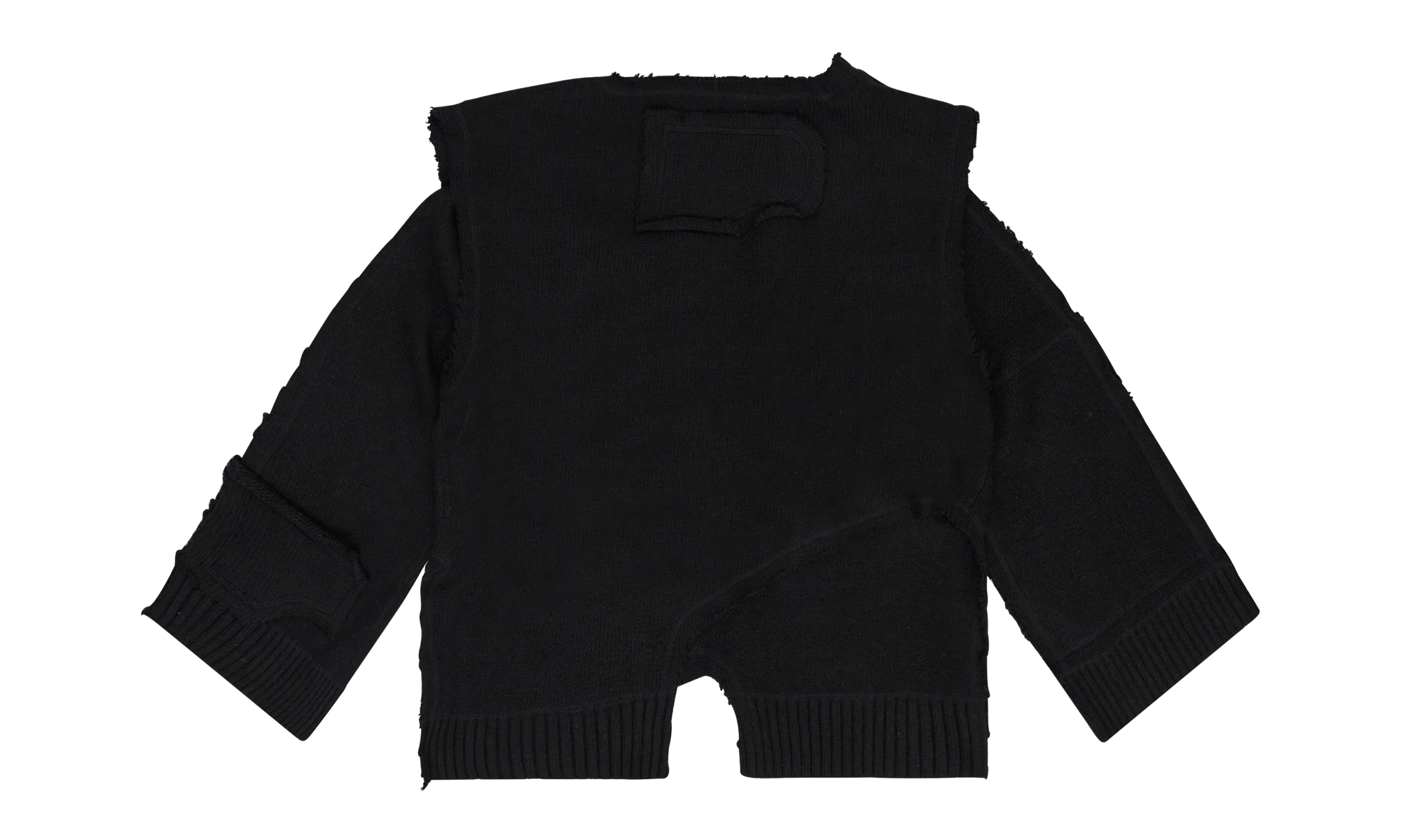 Unadorned Sweater Vest "Coal" 02637 10004WDWUSV BLAC