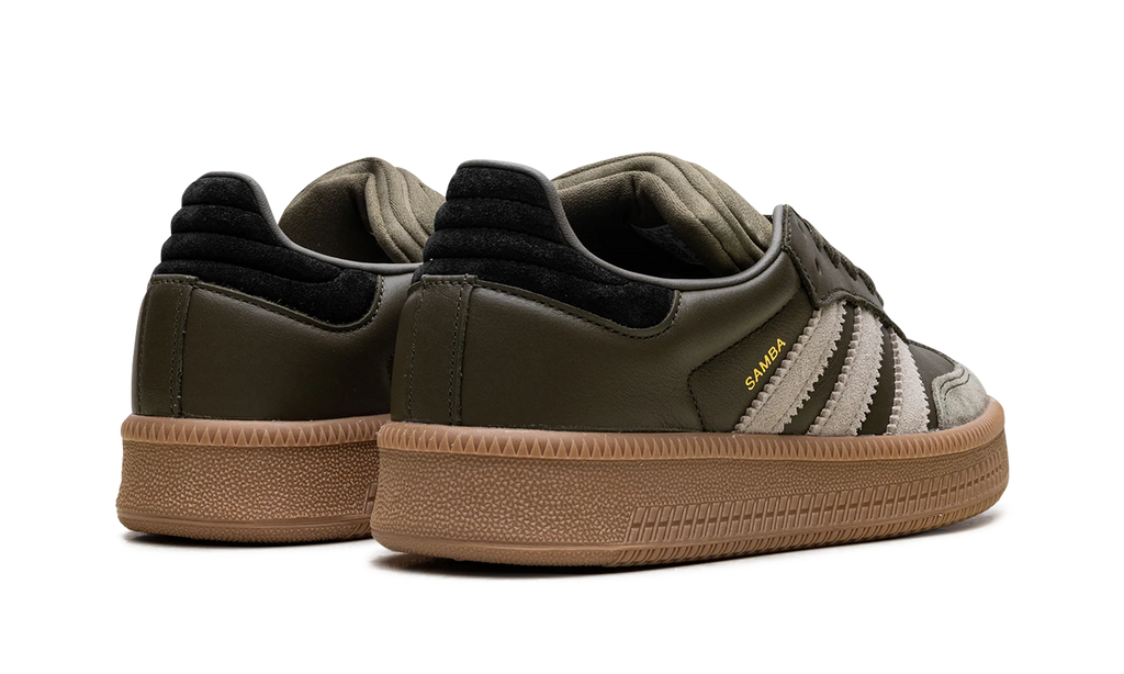 Samba XLG "Olive Strata Wonder Beige Gold Metallic" JQ2387
