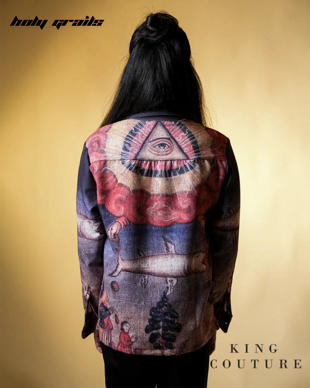 Monarch Crest Full Sleeve Shirt HG x King Couture