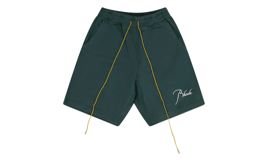 Script Logo Sweatshorts "Green" RHDMBTM0234 GRN