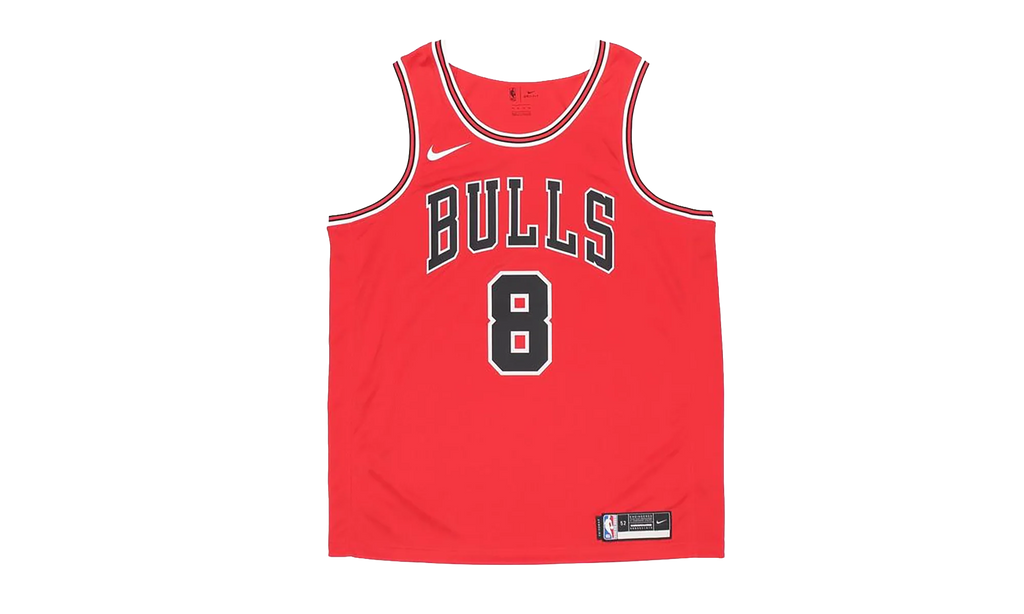 NBA Chicago Bulls Icon Edition Swingman Jersey "Zach Lavine - Chicago Red / Black / White" CW3660 660