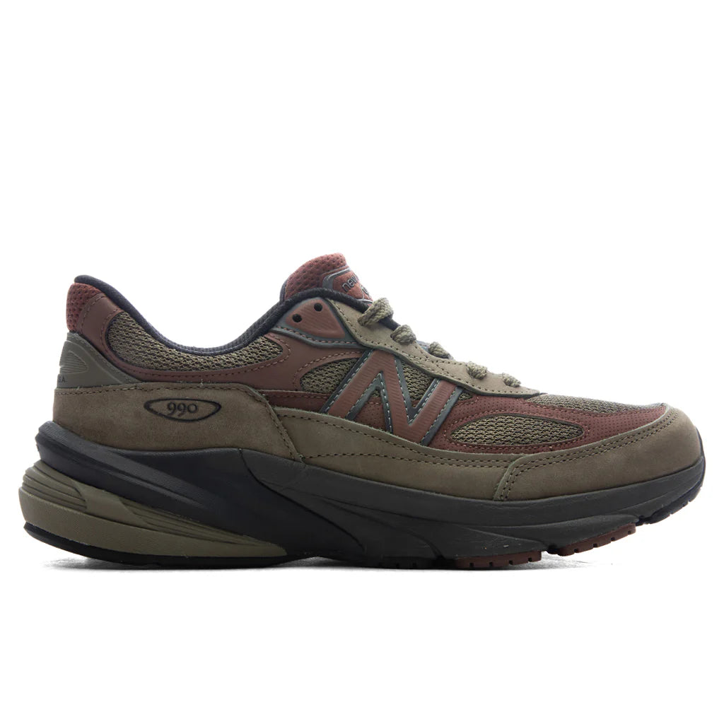 Made in USA 990v6 Dark Camo Rich Oak Black Cement
