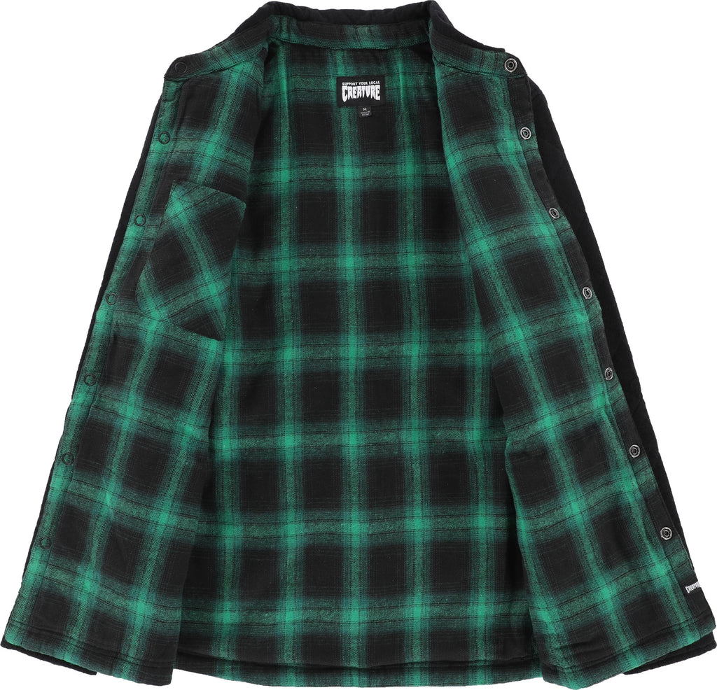 Creature Switch L S Reversible Top Black Green
