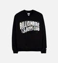 BB Arch Logo Mens Crewneck Black White