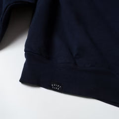 The Quiet Life Arch Applique Crew Neck Navy