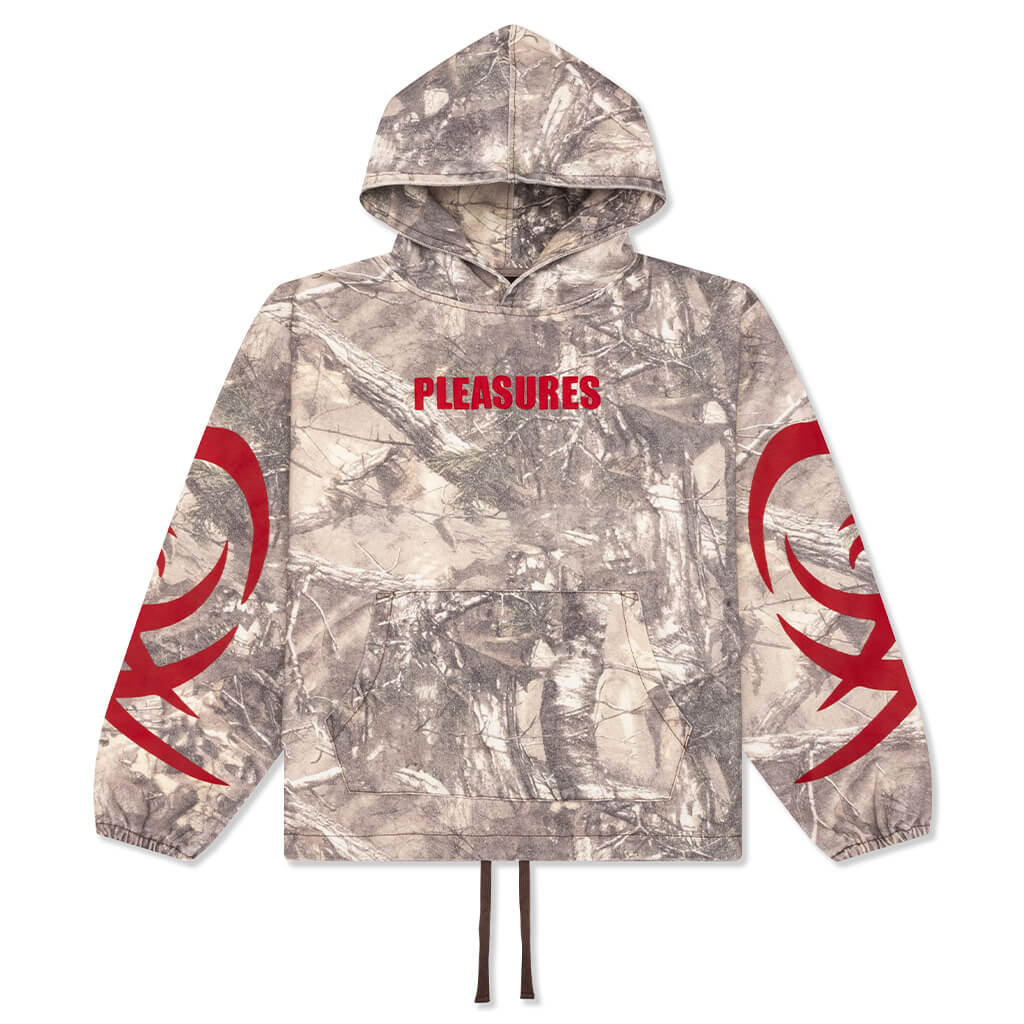 Hunt Canvas Poncho Hoodie Camo