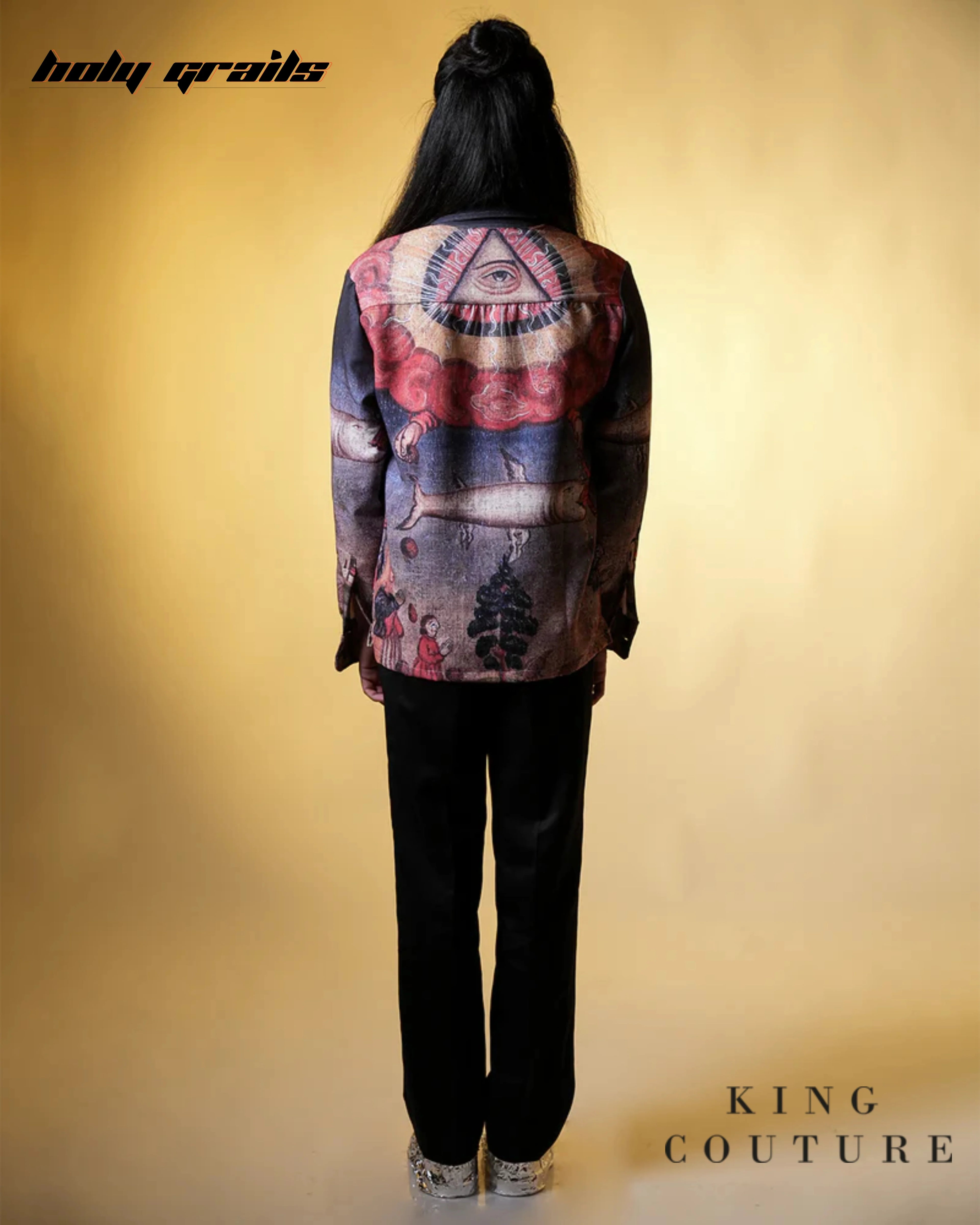 Monarch Crest Full Sleeve Shirt HG x King Couture