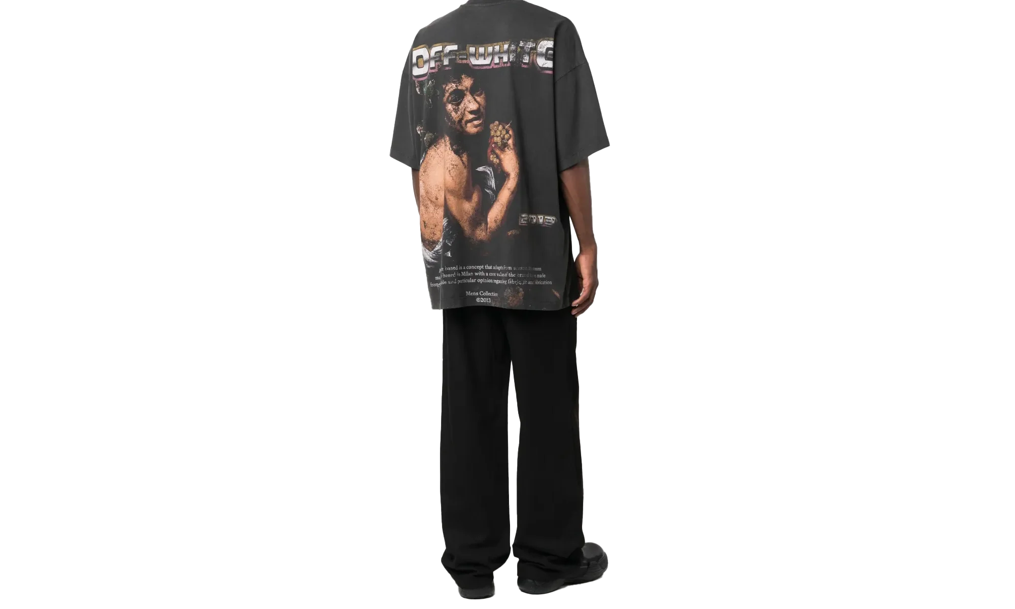 Digit Bacchus Over Short-Sleeve Tee "Black / Multicolor" OMAA161F23JER0121084