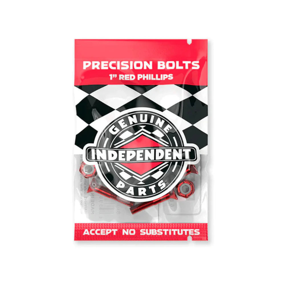 Independent Genuine Parts Hardware 1 Phillips Red Black