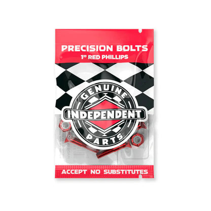 Independent Genuine Parts Hardware 1 Phillips Red Black