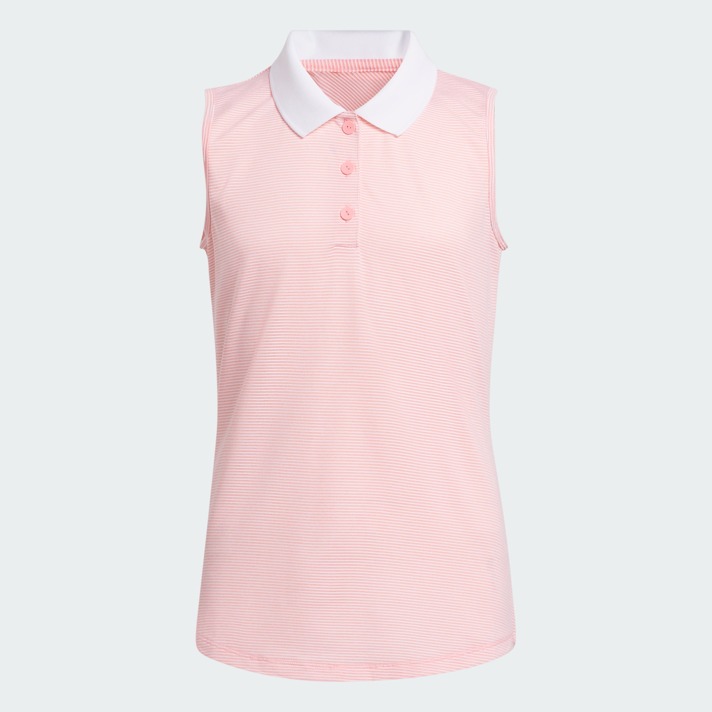 Kids' adidas Ottoman Striped Sleeveless Polo Shirt