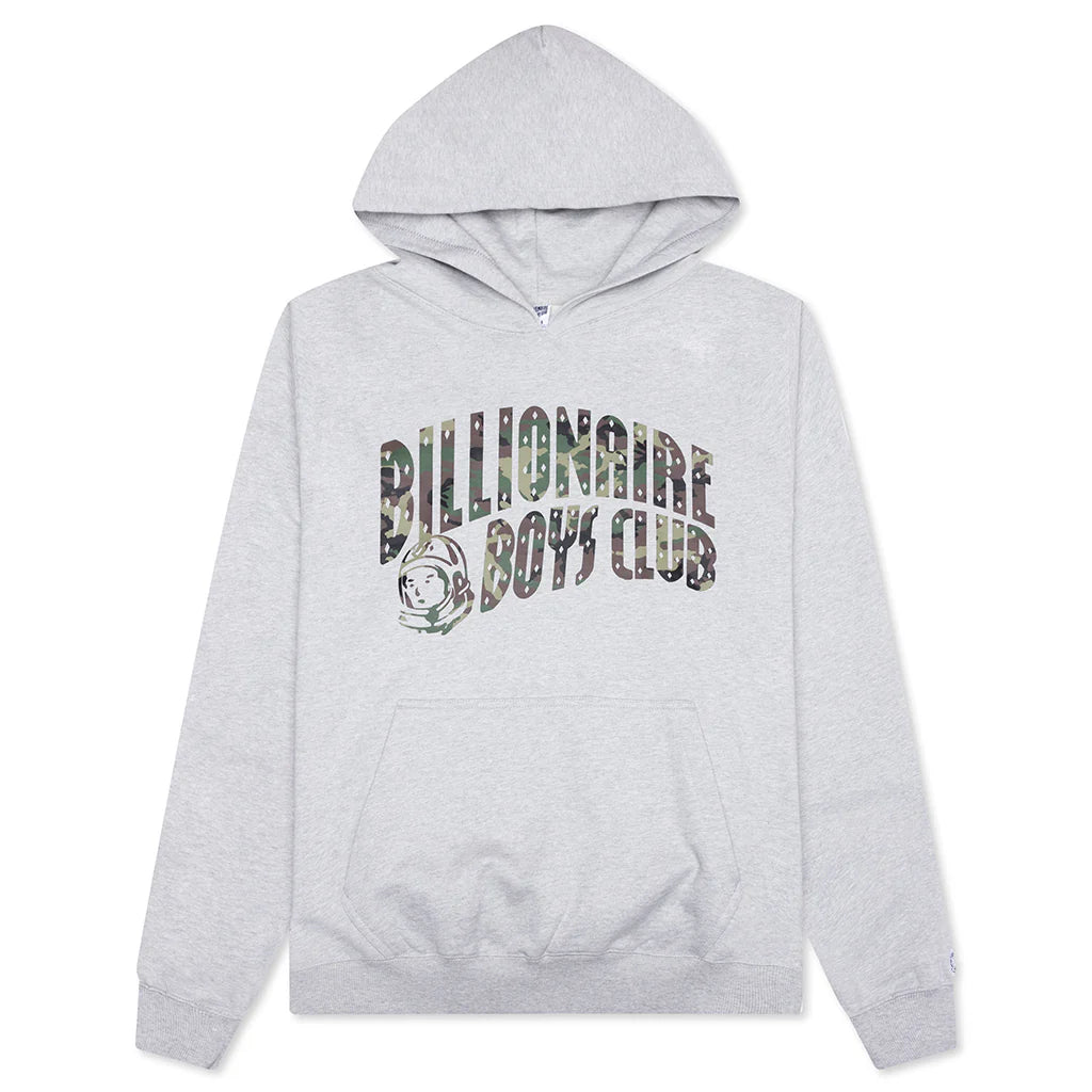 Camo Hoodie Heather Grey