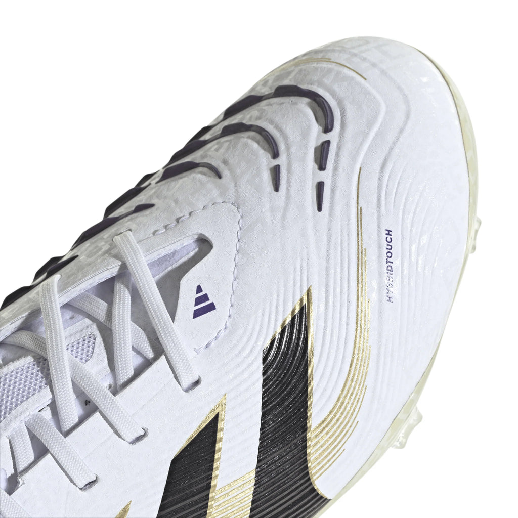 adidas Predator Elite Firm Ground Boots Kids White Black