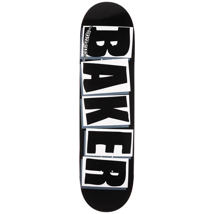Baker Brand Logo Deck Black White