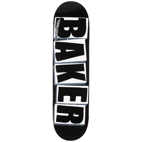 Baker Brand Logo Deck Black White