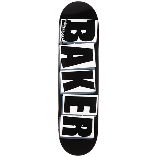 Baker Brand Logo Deck Black White