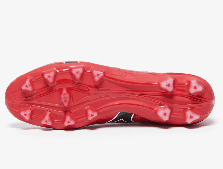 Mizuno Aplha II Pro FG Firm Ground Soccer Cleats Red Black