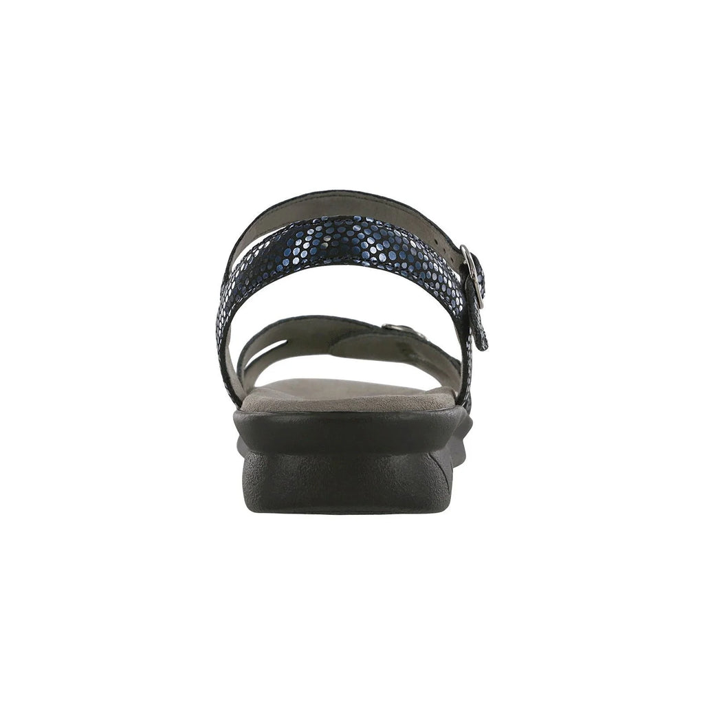 Women's Duo Quarter Strap Sandal in Navy Perla
