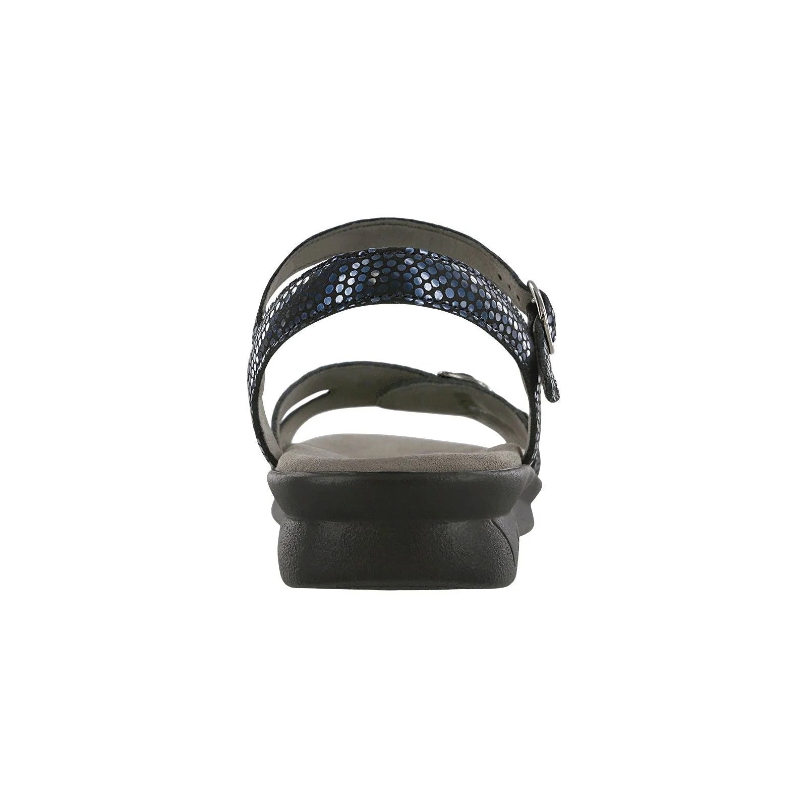 Women's Duo Quarter Strap Sandal in Navy Perla