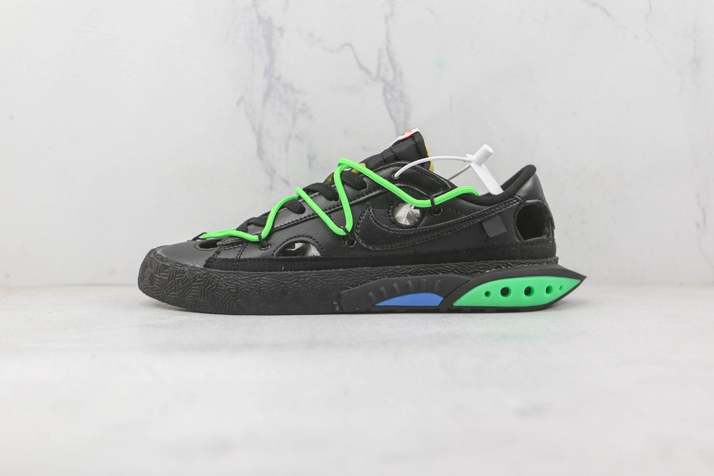 Nike Blazer Low Off White Black Electro Green