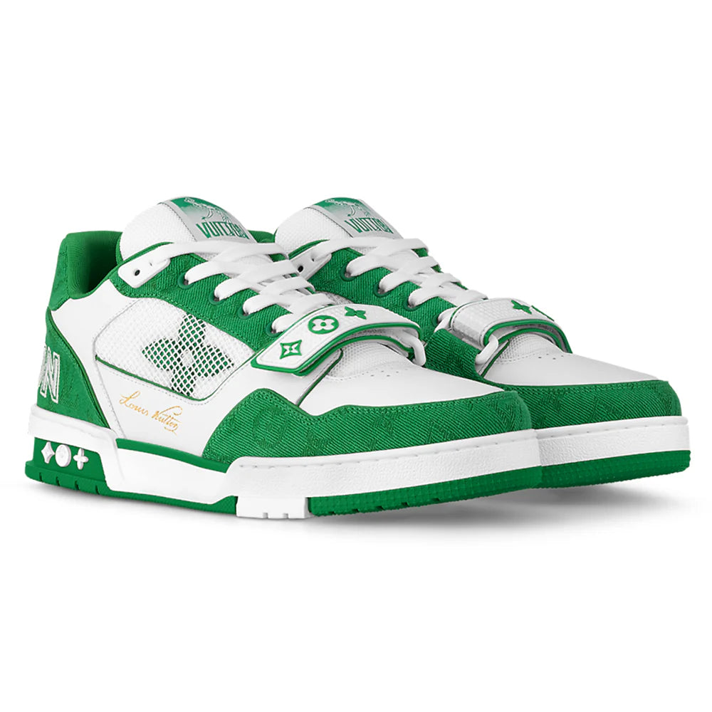 Louis Vuitton LV Trainer Sneaker Green Mesh