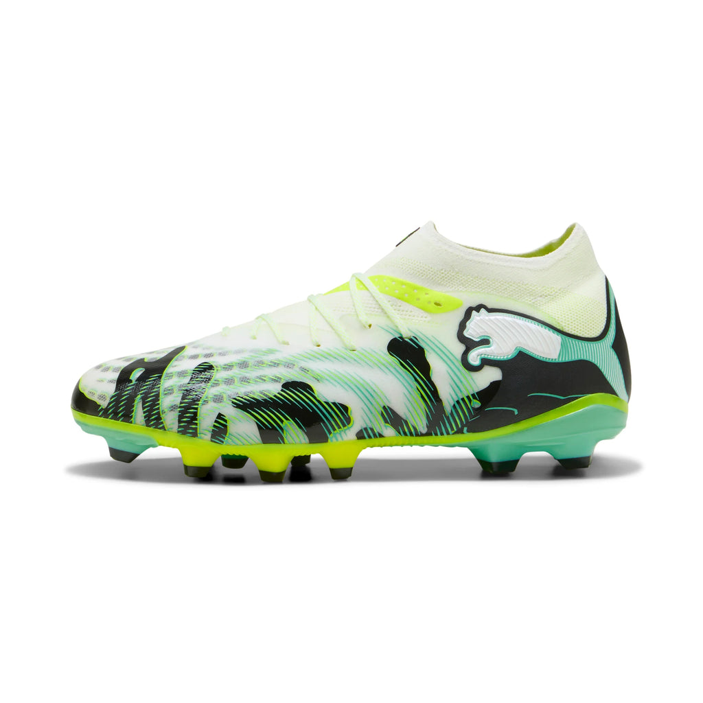 PUMA Future 9 Pro Creativity FG AG Firm Multi Ground Mens Soccer Cleats Yellow Mint