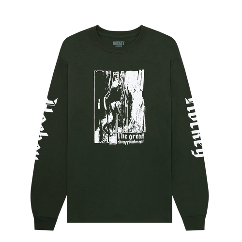 Hockey Disappointment Long Sleeve Tee Forest Green