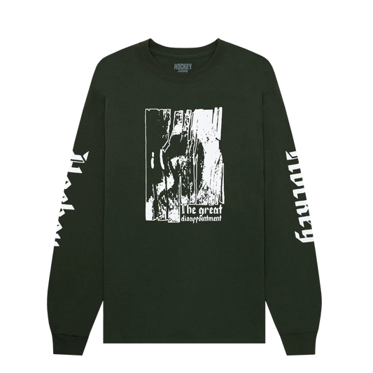 Hockey Disappointment Long Sleeve Tee Forest Green