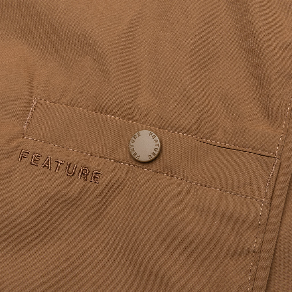 Andre Nylon Short Tan