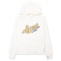 Satin Patch Oversized Hood Off White