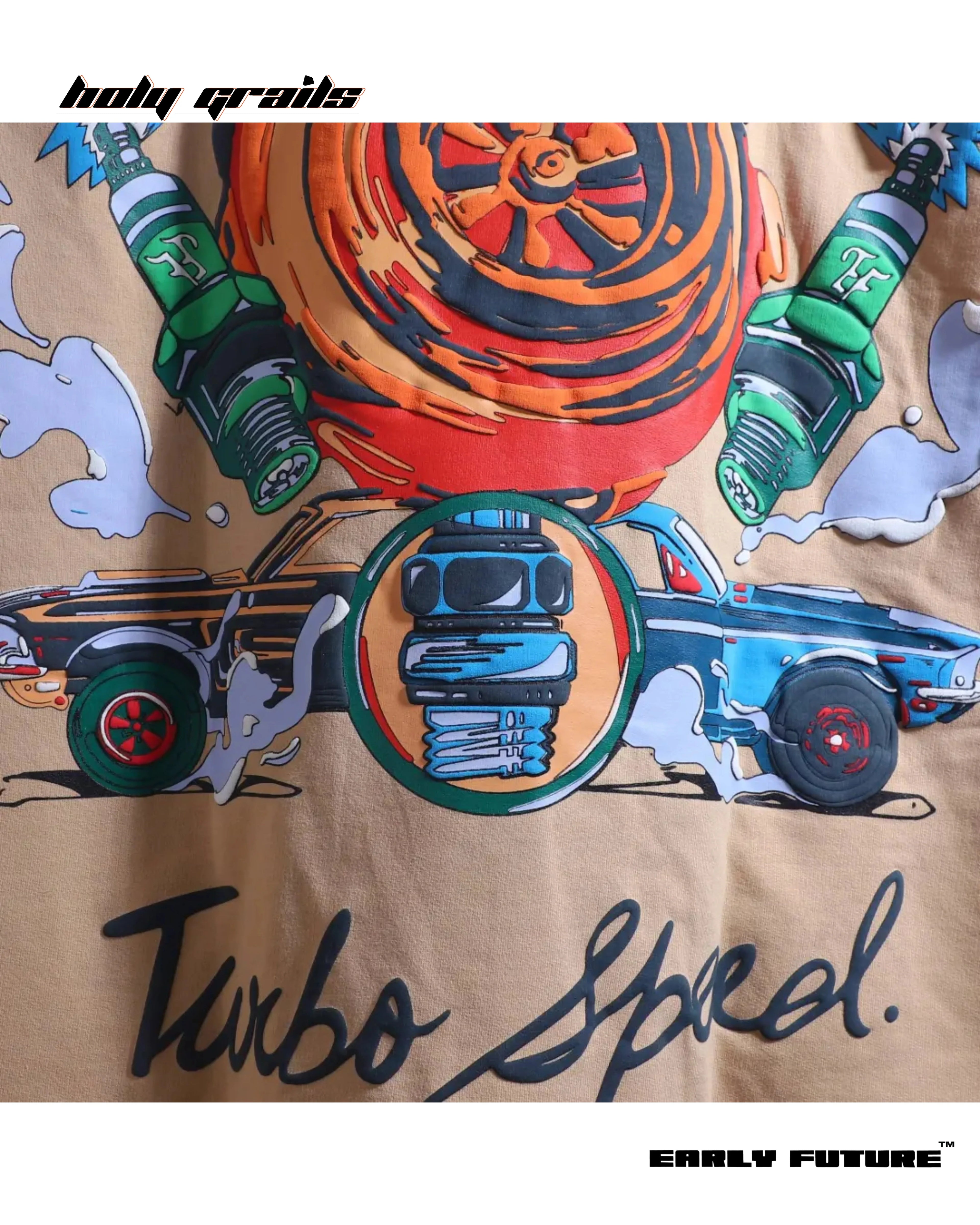 Turbo Speed Ceramic Beige Tee HG x Early Future
