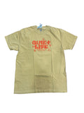The Quiet Life Higton Camera Club Pigment Dye Tee Mustard
