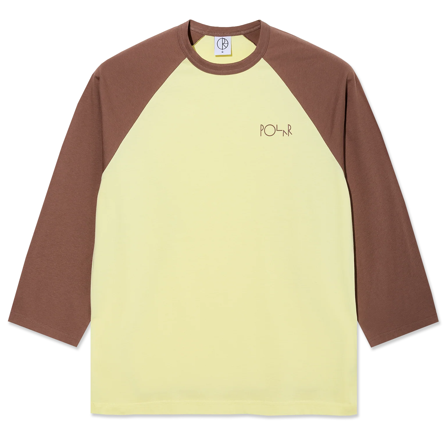 Polar Skate Co 3 4 Sleeve Tee Cinnamon Light Yellow